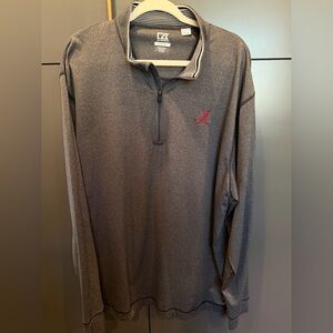 Cutter & Buck CB DryTec Alabama Crimson Tide Quarter Zip Pullover XXL
